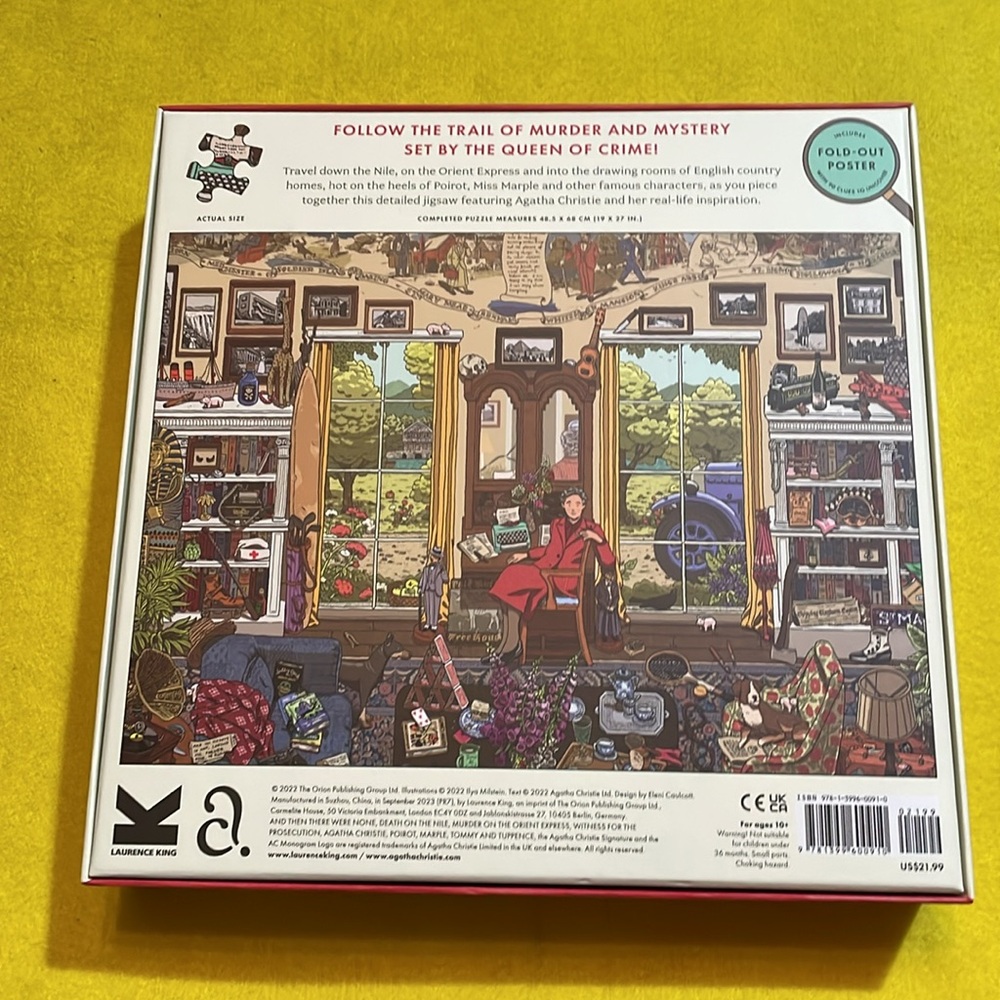 The World of Agatha Christie Puzzle - Picture 2 of 4